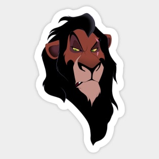 Uncle lion Sticker